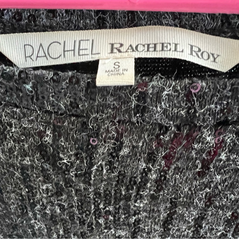 Beautiful charcoal grey sequined sheath dress